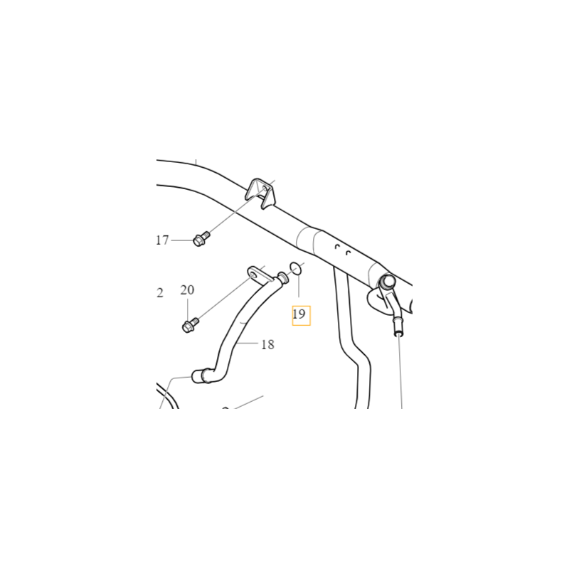 VOLVO C30 C70 S40 V50 V40 S60 V60 XC60 XC70 uszczelka oring krocca wody OE
