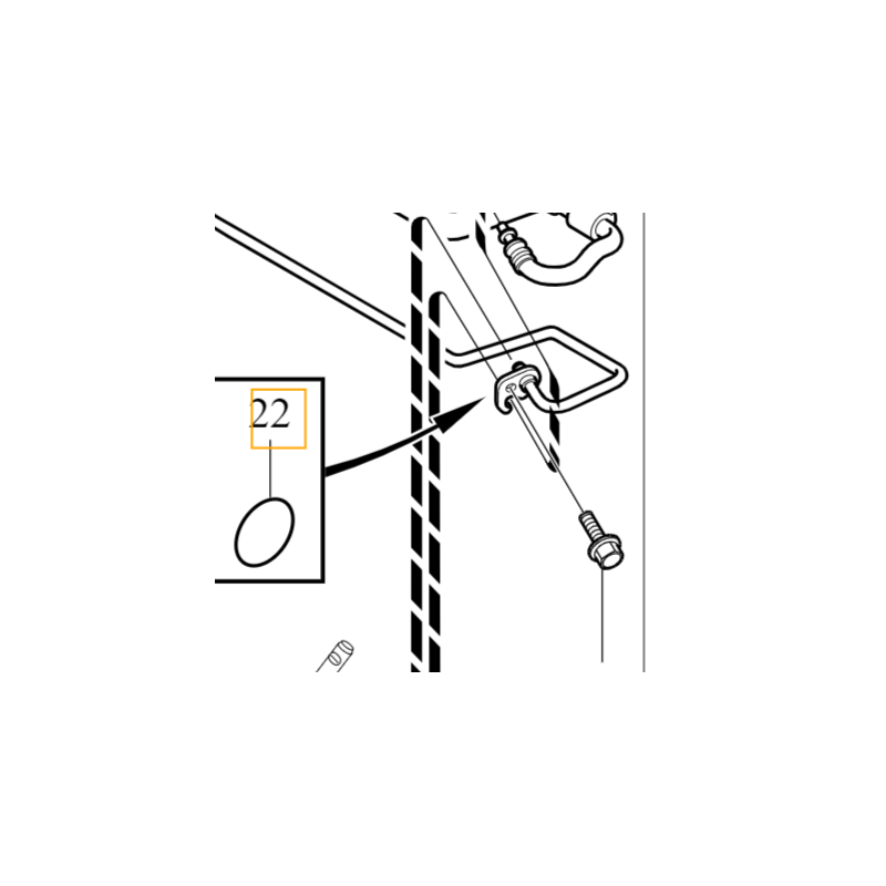 VOLVO S60 V60 S80 V70 XC60 XC70 uszczelka oring przekladni wspomagania OE
