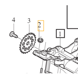 VOLVO S60 V60 S90 V90 XC40 XC60 XC90 oring pompy oleju 2.0D OE