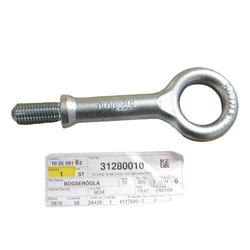 VOLVO C30 hak do holowania wkrecane ucho holownicze OE