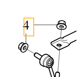 VOLVO S60 V60 S90 V90 XC60 XC90 II nakretka lacznika stabilizatora M12 OE