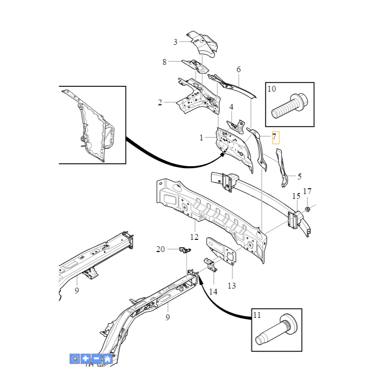 VOLVO XC90 II okular...