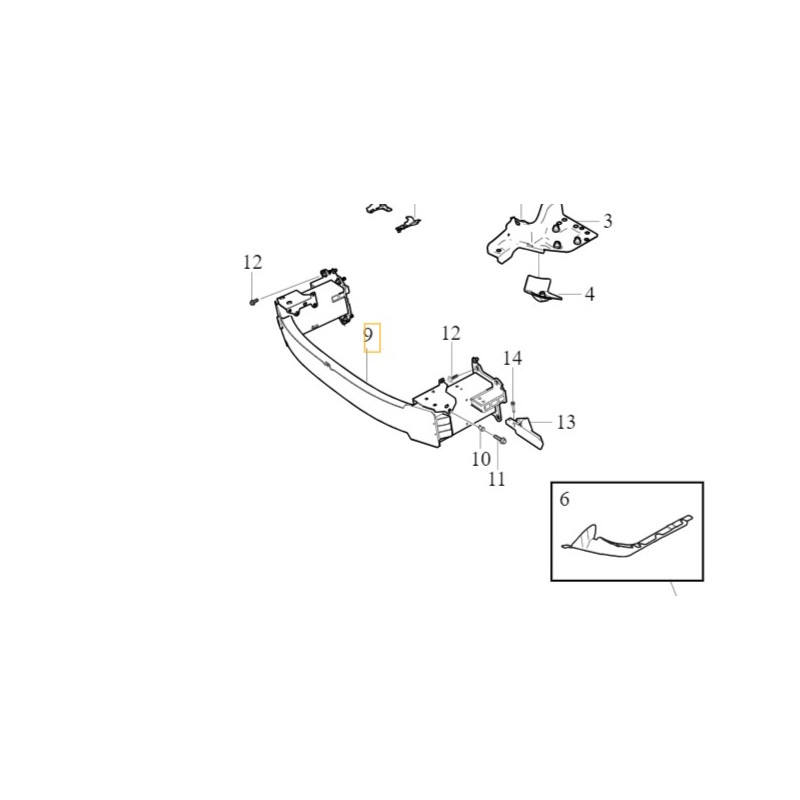 VOLVO XC40 C40 belka...