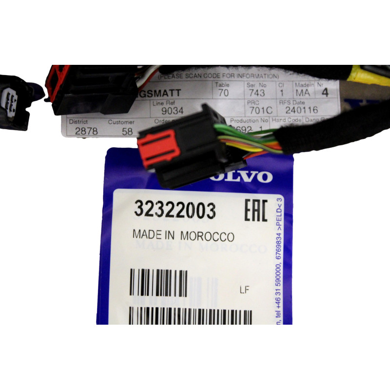 VOLVO XC90 II wiazka instalacja drzwi przednich prawych asystent kamera OE