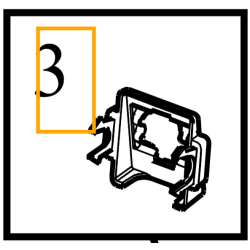 VOLVO XC40 wspornik kamery klips atrapy zderzaka przod OE