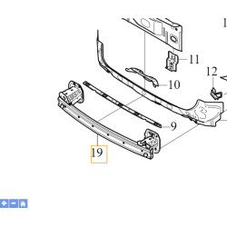 VOLVO XC40 C40 belka wzmocnienie zderzaka tyl OE 32385134