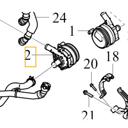 VOLVO C40 XC40 POLESTAR 2 pompa wody do chlodzenia baterii OE