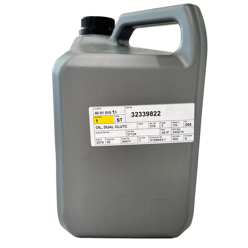 VOLVO S60 V60 XC40 olej automatycznej dwusprzeglowe skrzyni biegow D2 4L OE