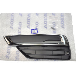 VOLVO XC90 przednia lewa kratka zderzaka chromowana, nowa, oryginalna Volvo OE