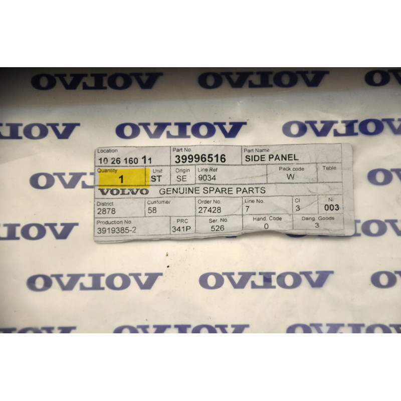 VOLVO S80 S80 V70 XC70 XC90 oslona fotela pasazera