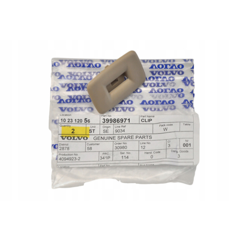 VOLVO C70 S70 S60 S80 spinka podsufitki OE