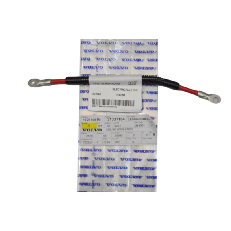 VOLVO V70 XC70 S80 przewod akumulatora plus+