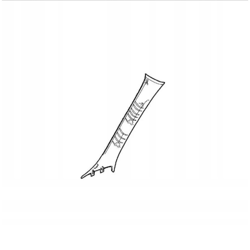 VOLVO C30 spinka klips poszycia tapicerki slupka