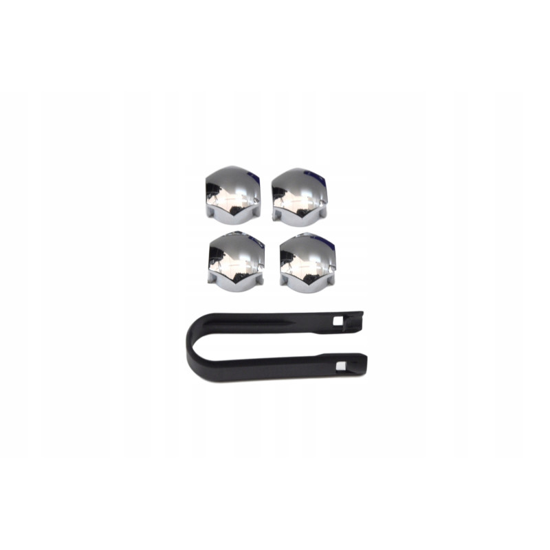 VOLVO nakladki na sruby felgi kola chrom 4szt OE