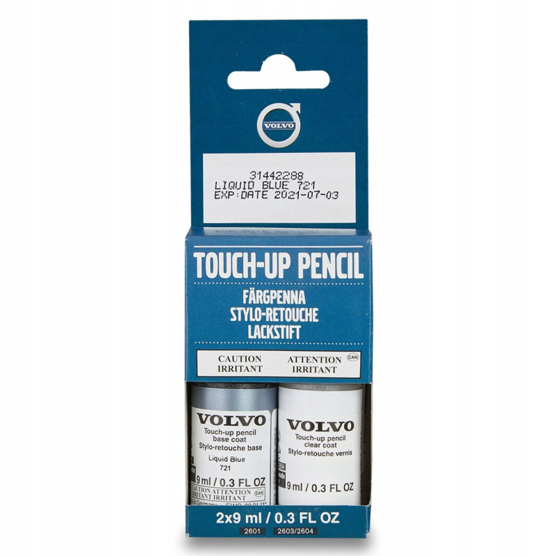 VOLVO lakier sztyft mazak zaprawka Liquid Blue 721