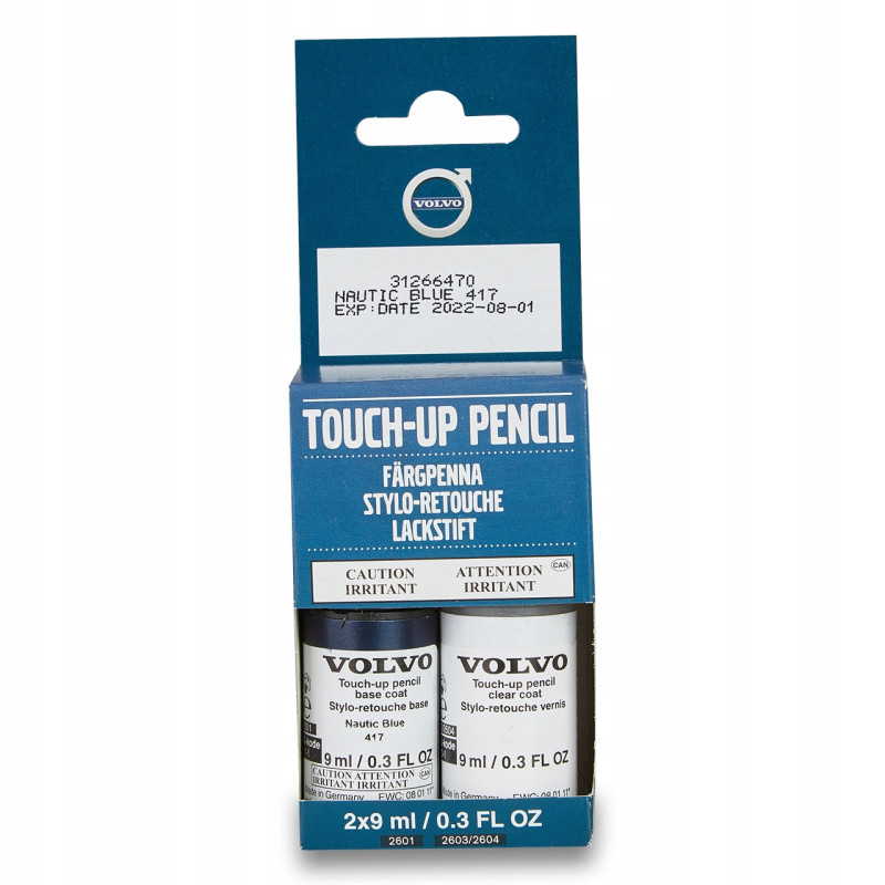 VOLVO lakier sztyft mazak zaprawka Nautic Blue 417