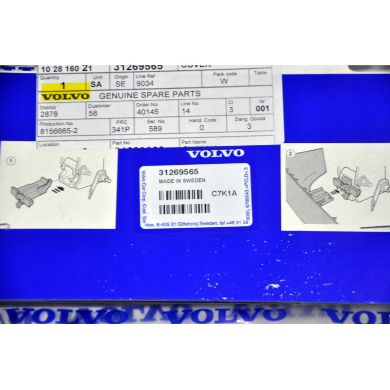 VOLVO XC90 zaslepka hak holowniczy odpinany OE