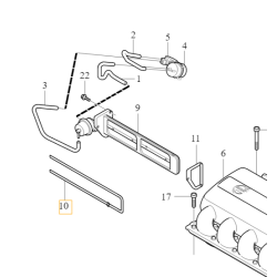 VOLVO S80 XC90 4,4 V8 uszczelka pokrywy zaworow OE