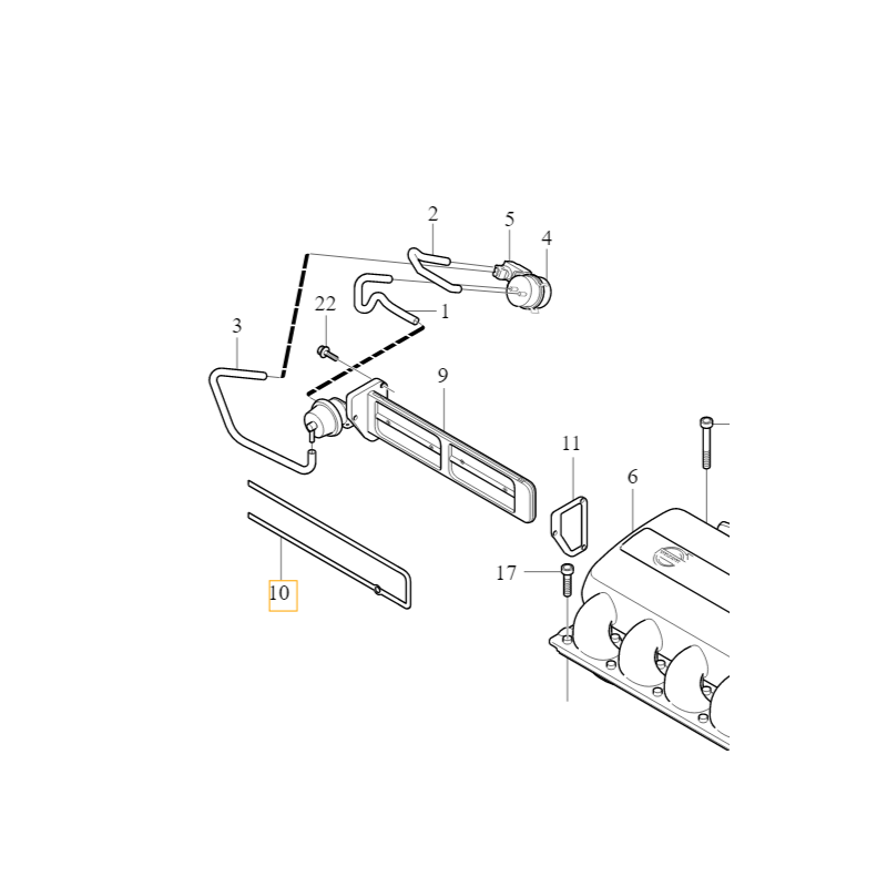 VOLVO S80 XC90 4,4 V8 uszczelka pokrywy zaworow OE