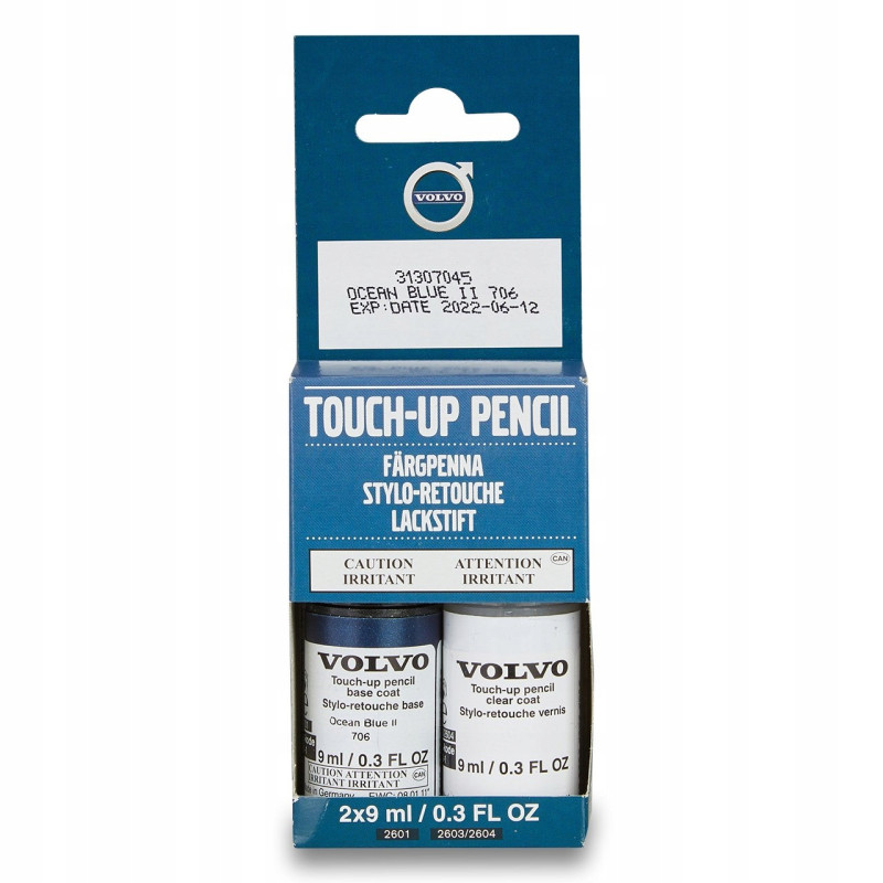 VOLVO lakier sztyft mazak zaprawka Ocean Blue 706
