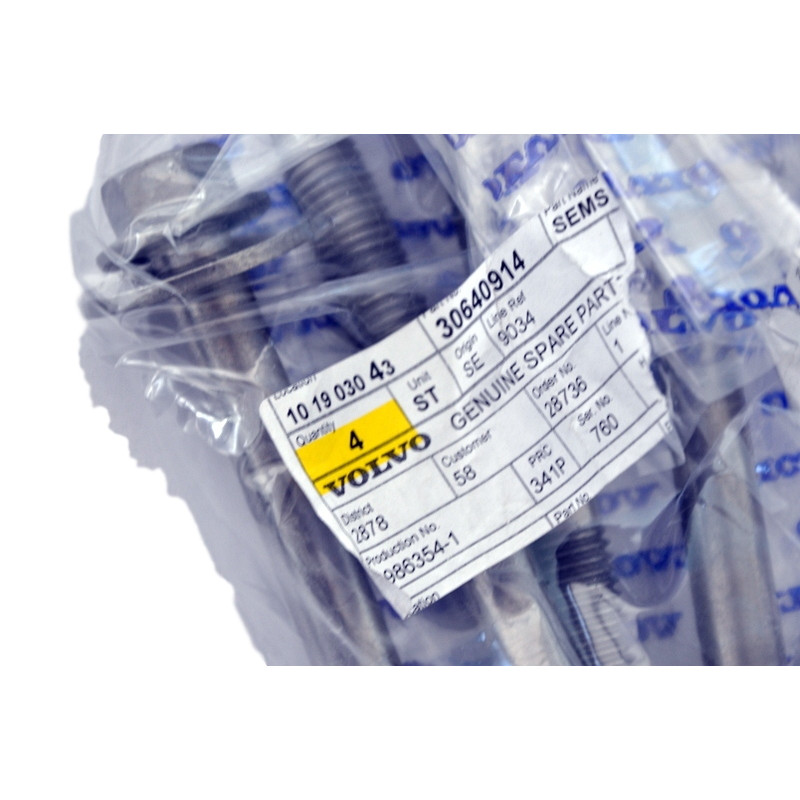 VOLVO S60 V60 XC60 S90 V90 XC90 II sruby belki tylnego zawieszenia kpl 4szt