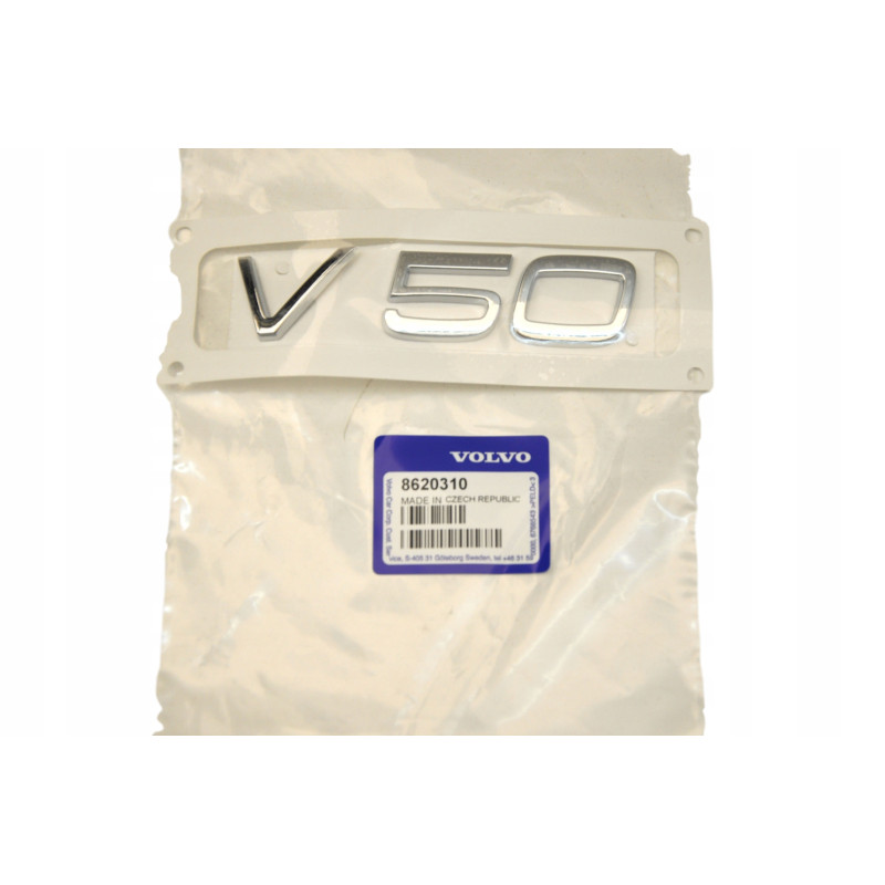 VOLVO V50 emblemat na tylna klape 8620310 OE