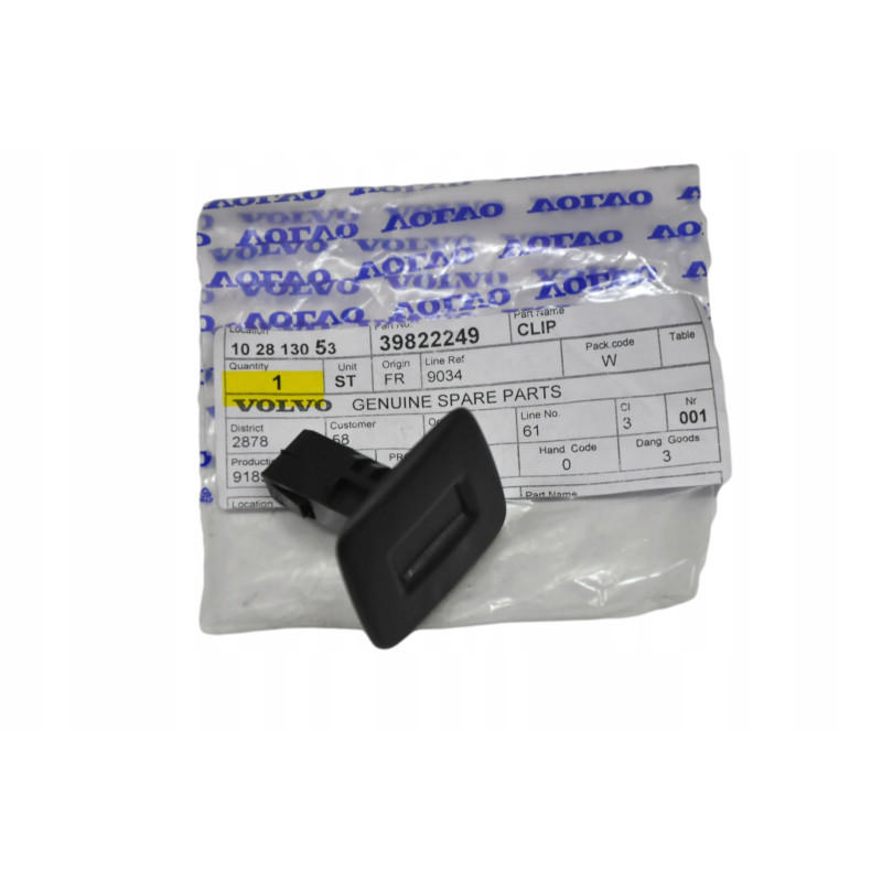 VOLVO S60 S80 spinka podsufitki czarna 39822249 OE