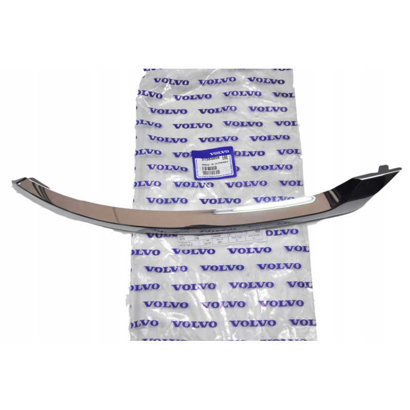 VOLVO XC90 listwa chrom zderzaka tyl tylna lewa OE