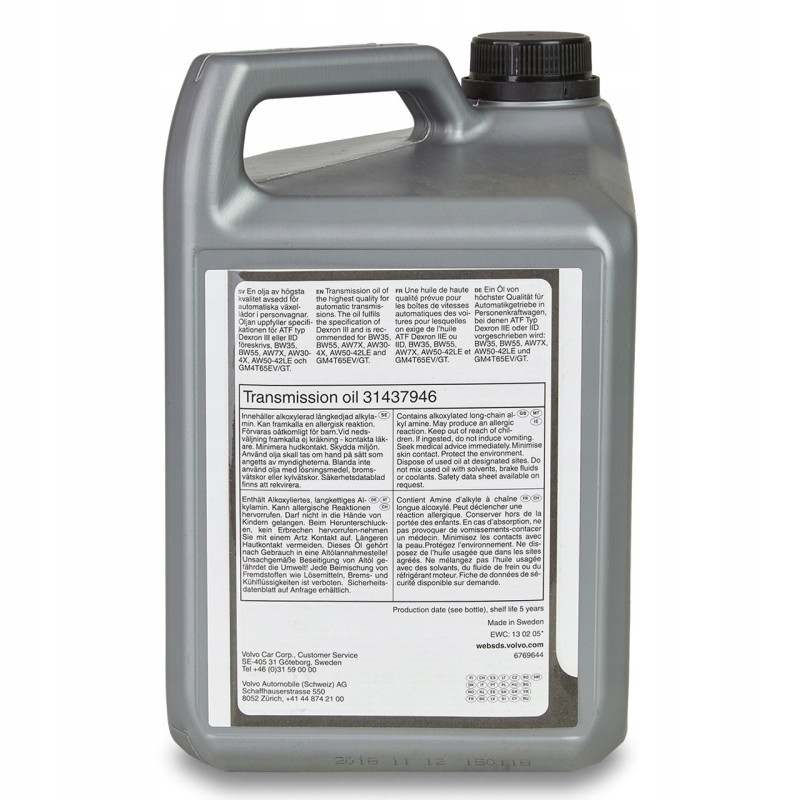 VOLVO 850 S70 C70 olej skrzyni biegow automat 4L