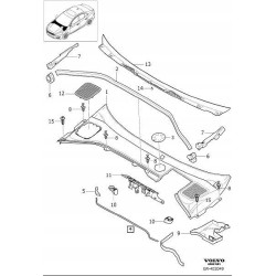 VOLVO S60 V60 spinka podszybia 30622556 OE