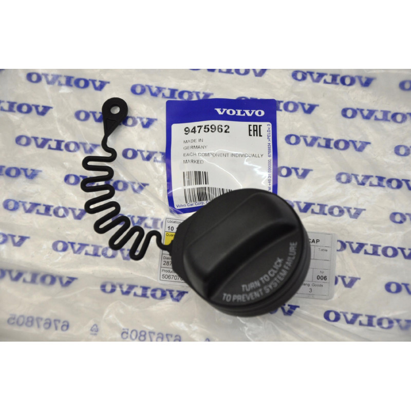 VOLVO 740 760 850 S40 V40 S70 V70 XC70 C70 korek wlewu paliwa OE 9475962