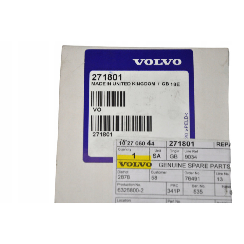 VOLVO 740 760 zestaw naprawczy turbosprezarki OE 271801