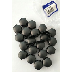 VOLVO nakladki na sruby felgi kola czarne kpl OE