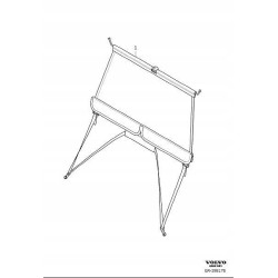VOLVO XC90 II oryginalna pionowa siatka bagaznika