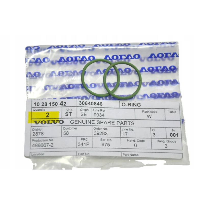VOLVO S40 S60 V60 S80 oring zaworu faz rozrzadu OE 30640846