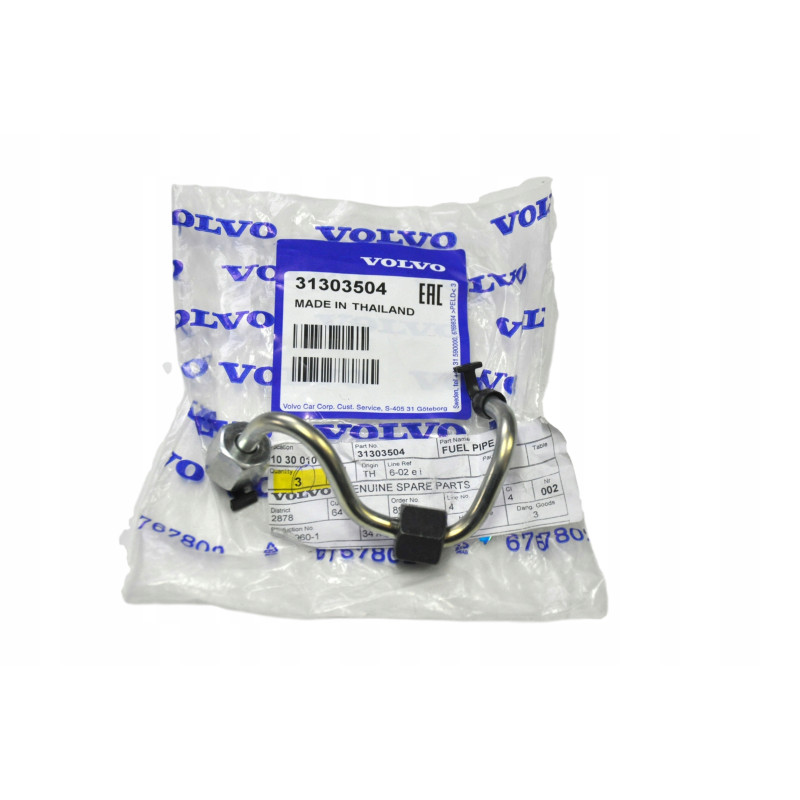 VOLVO V70 XC70 XC60 przewod paliwowy 2,0D 4-cyl OE 31303504