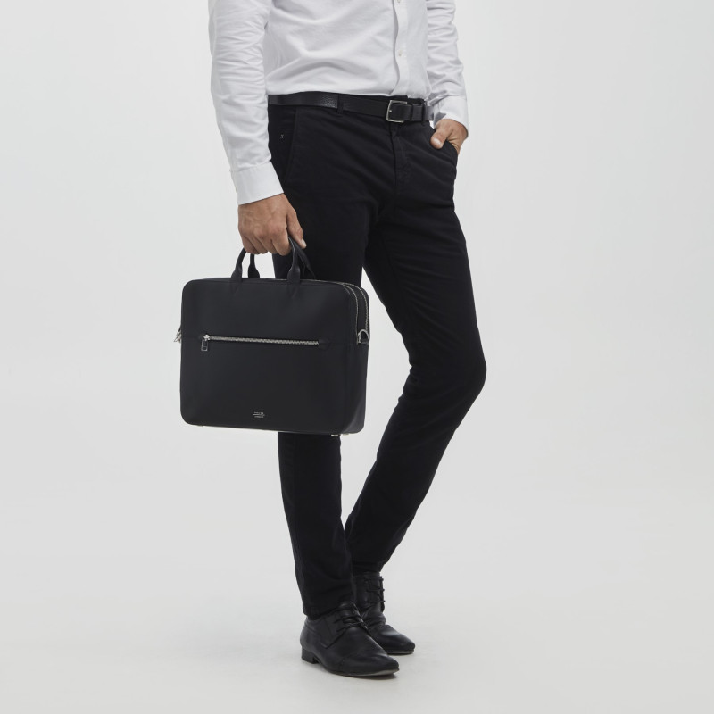 VOLVO Sandqvist skorzana torba teczka neseser OE