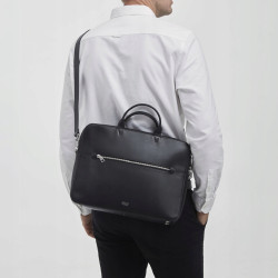 VOLVO Sandqvist skorzana torba teczka neseser OE