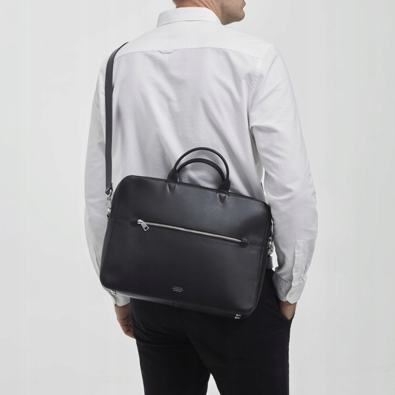 VOLVO Sandqvist skorzana torba teczka neseser OE