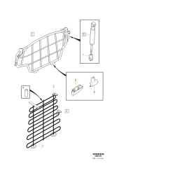 VOLVO V70 XC70 XC60 dolna zaslepka kratki bagaznika OE