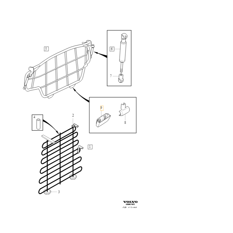 VOLVO V70 XC70 XC60 dolna...