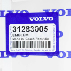 VOLVO S60 emblemat na tylna klape OE 31283005