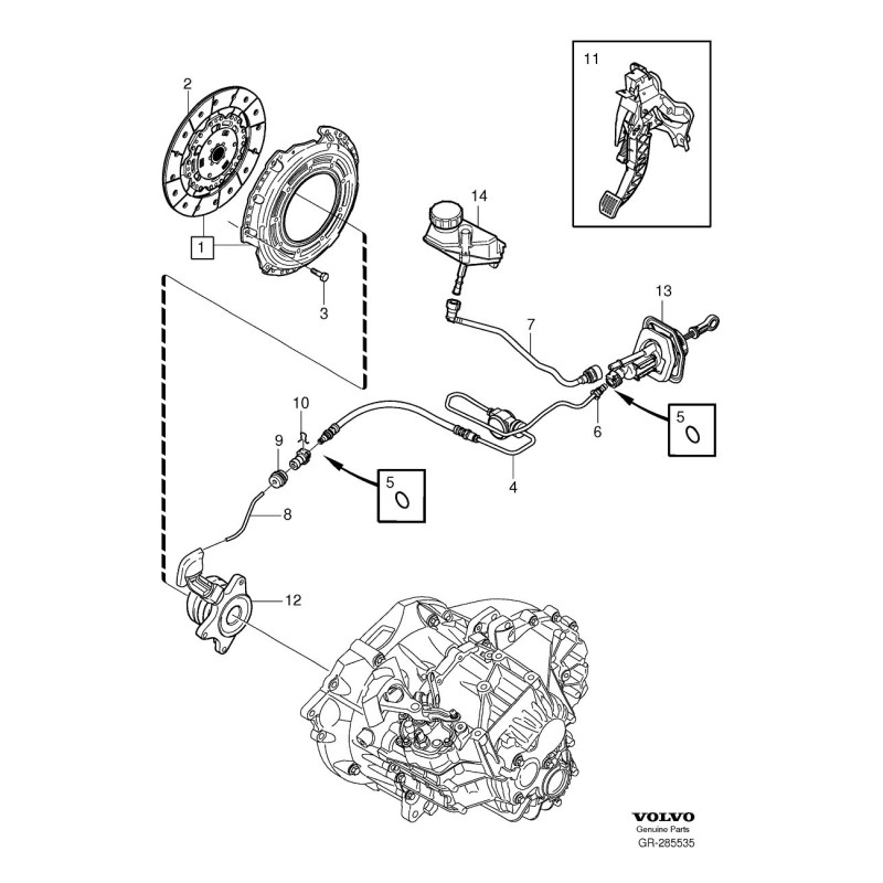 VOLVO S80 V70 przewod...