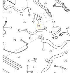VOLVO S60 V60 XC60 waz przewod nagrzewnicy 2,0D 2,4D 31305157