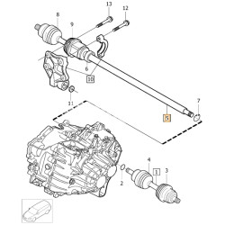 VOLVO XC60 prawa polos kpl manual 2,4D 2,0D OE 36012422