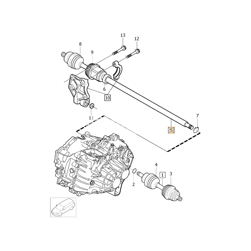 VOLVO XC60 prawa polos kpl...