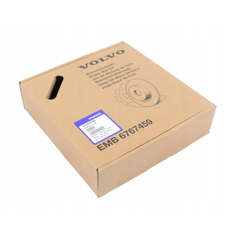 VOLVO 240 260 oryginal tarcze hamulcowe tyl kpl OE 31262098