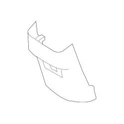 VOLVO XC90 II tylna oslona srodkowego tunelu 230V OE 39831460