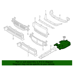 VOLVO XC60 II lewa oslona podwozia 31420482 OE