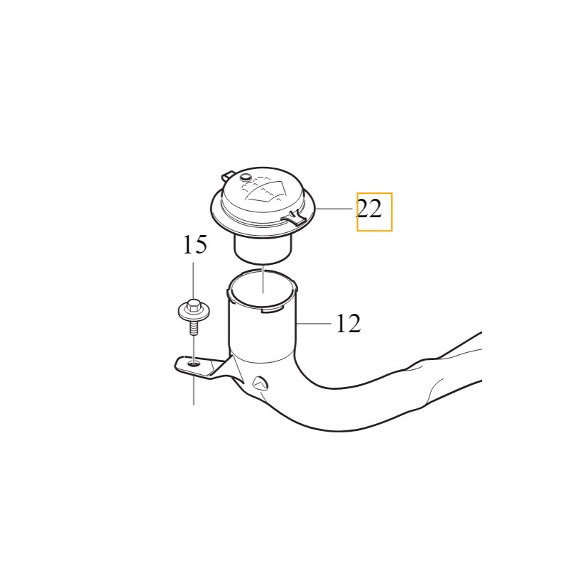 VOLVO XC60 II korek wlewu...